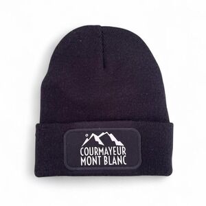 Black Courmayeur Mont Blanc Beanie